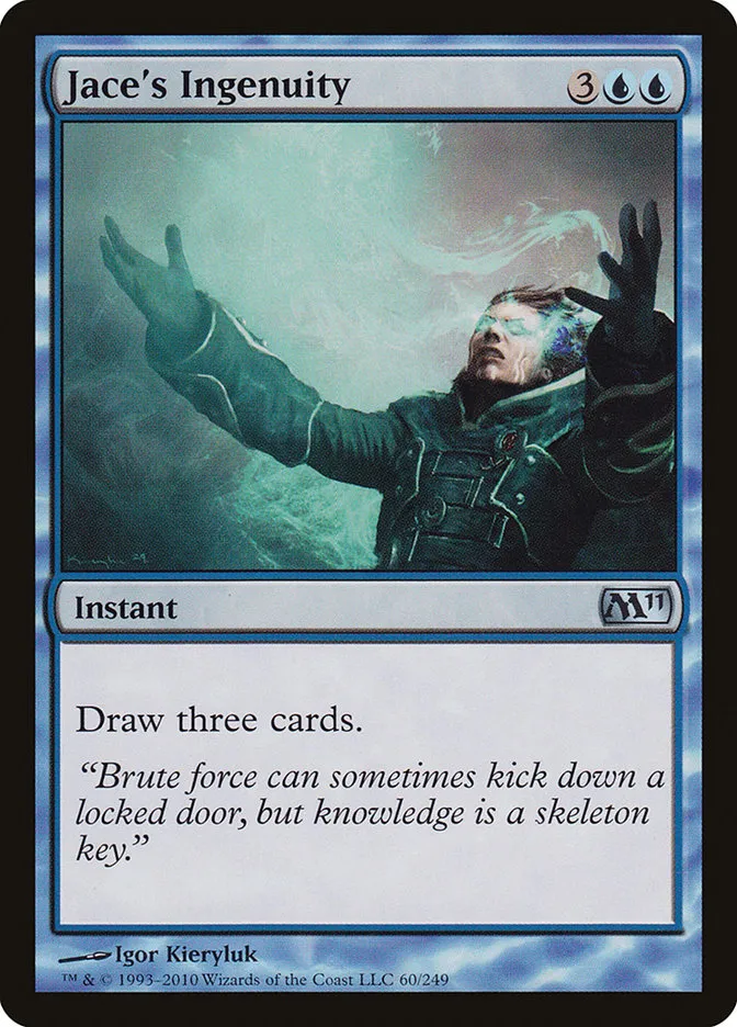 2010 Magic 2011 Jace's Ingenuity #60 uncommon card image