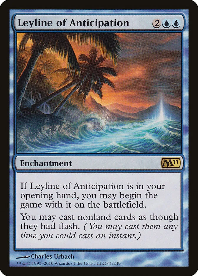 2010 Magic 2011 Leyline of Anticipation #61 rare card image