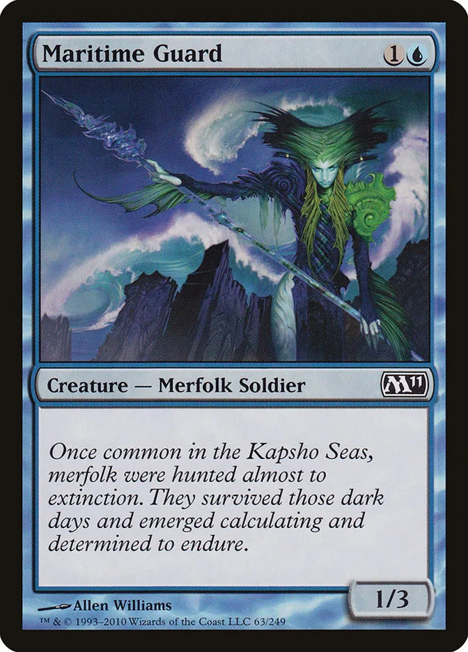 2010 Magic 2011 Maritime Guard common #63 common card image