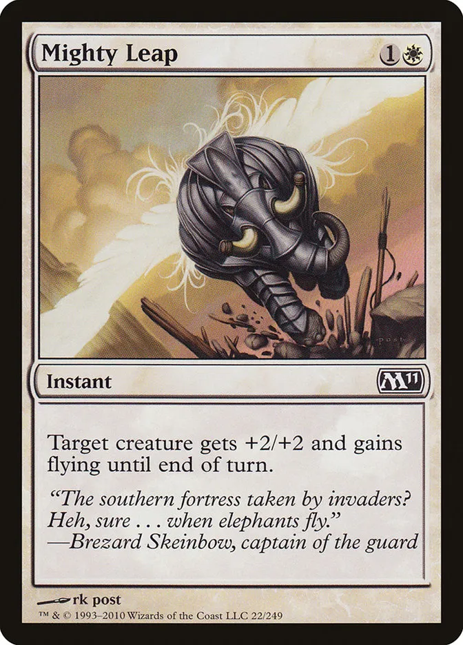 2010 Magic 2011 Mighty Leap common #22 common card image