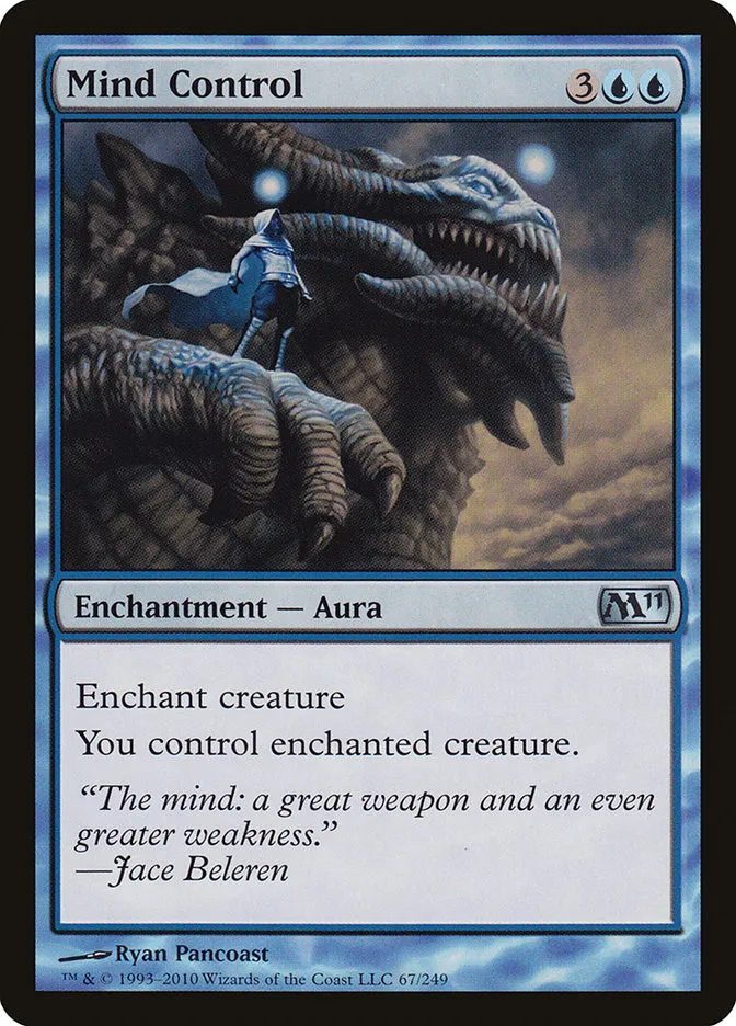 2010 Magic 2011 Mind Control uncommon #67 uncommon card image
