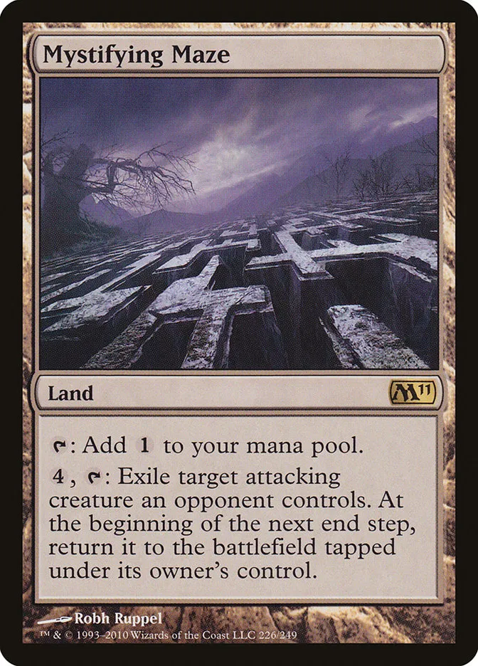 2010 Magic 2011 Mystifying Maze rare #226 rare card image