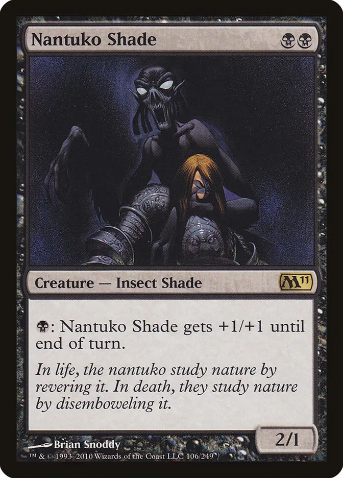 2010 Magic 2011 Nantuko Shade rare #106 rare card image