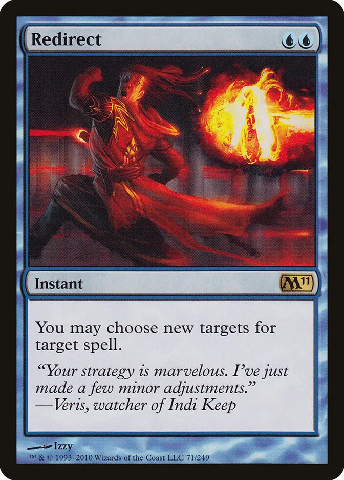 2010 Magic 2011 Redirect rare #71 rare card image