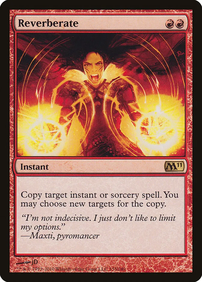 2010 Magic 2011 Reverberate #155 rare card image