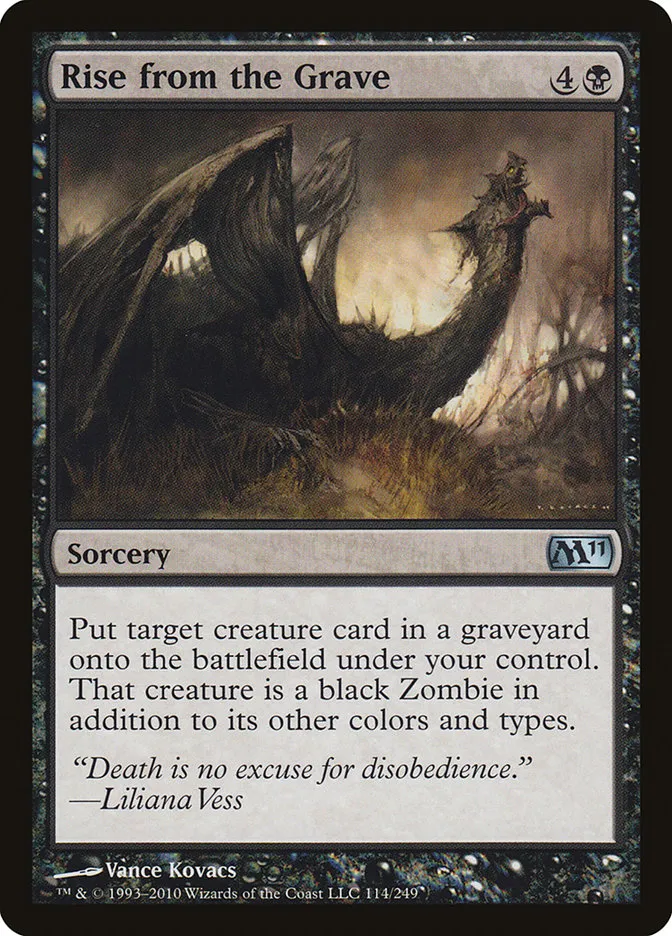 2010 Magic 2011 Rise from the Grave #114 uncommon card image
