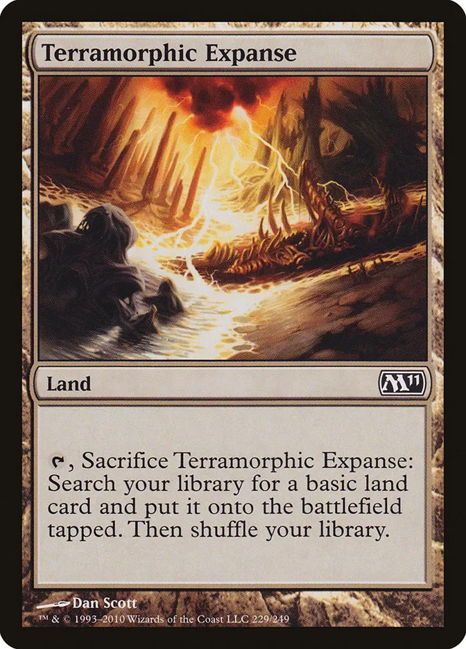 2010 Magic 2011 Terramorphic Expanse common #229 common card image