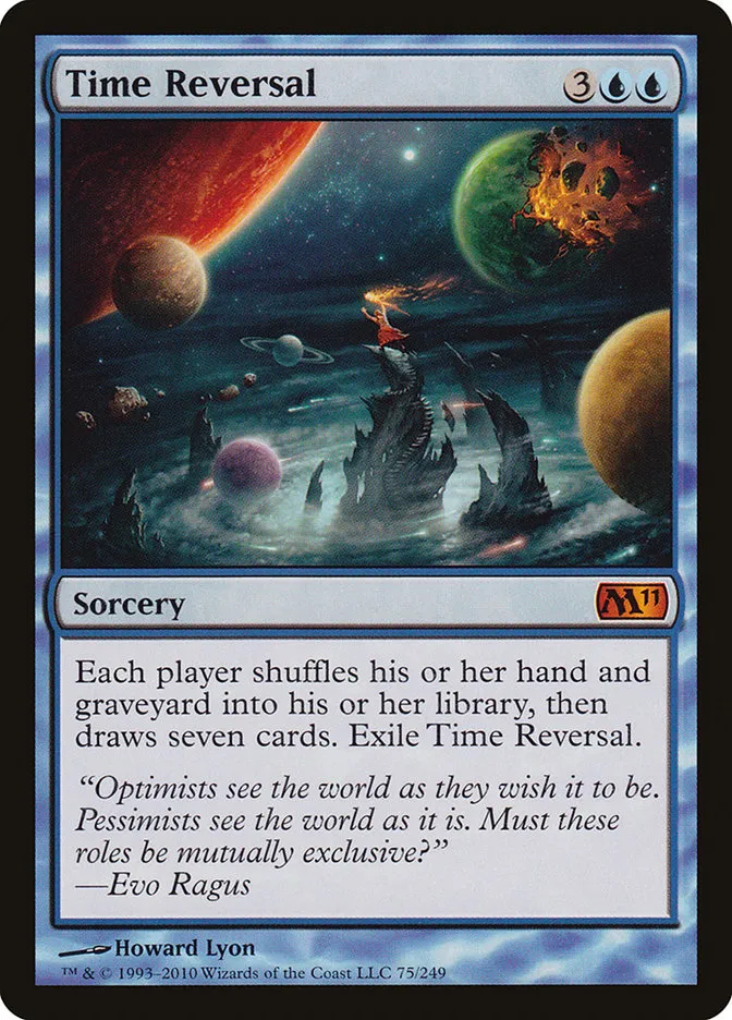2010 Magic 2011 Time Reversal mythic #75 mythic card image