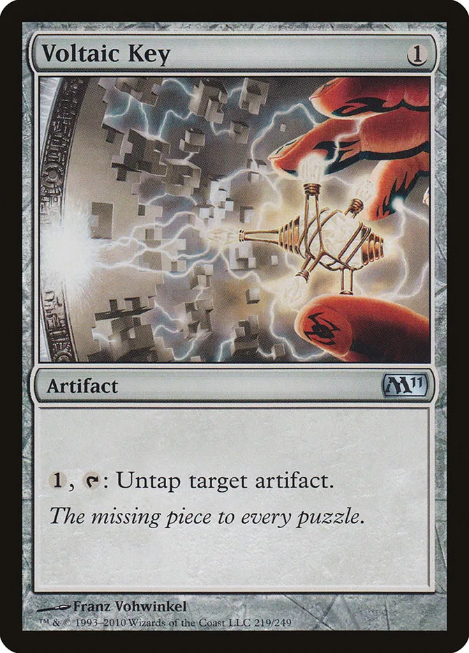 2010 Magic 2011 Voltaic Key uncommon #219 uncommon card image