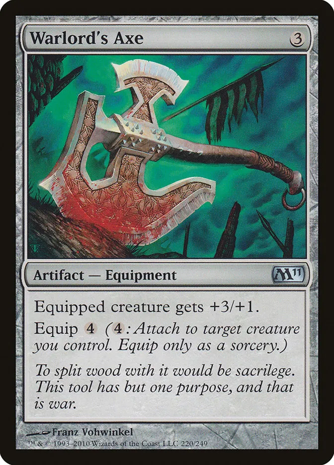 2010 Magic 2011 Warlord's Axe uncommon #220 uncommon card image