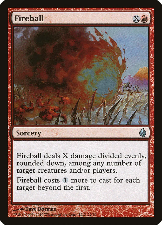 2010 Premium Deck Series: Fire and Lightning Fireball uncommon #27 uncommon card image