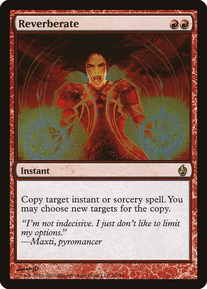 2010 Premium Deck Series: Fire and Lightning Reverberate rare #20 rare card image