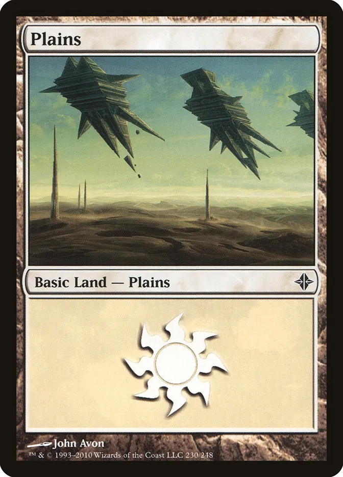 2010 Rise of the Eldrazi Plains #230 common card image