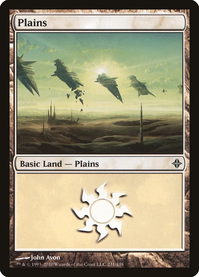 2010 Rise of the Eldrazi Plains #231 common card image