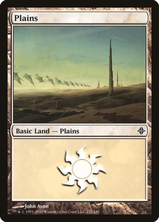 2010 Rise of the Eldrazi Plains #232 common card image