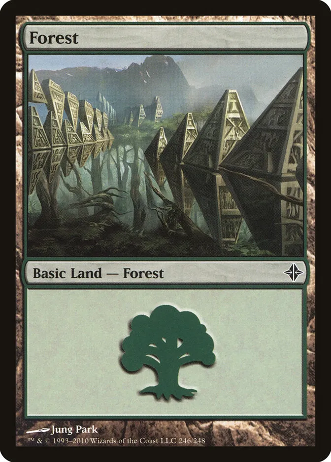 2010 Rise of the Eldrazi Forest #246 common card image