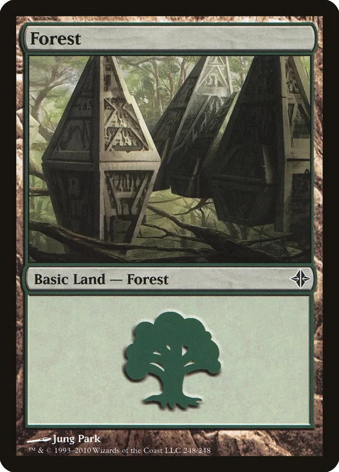 2010 Rise of the Eldrazi Forest #248 common card image