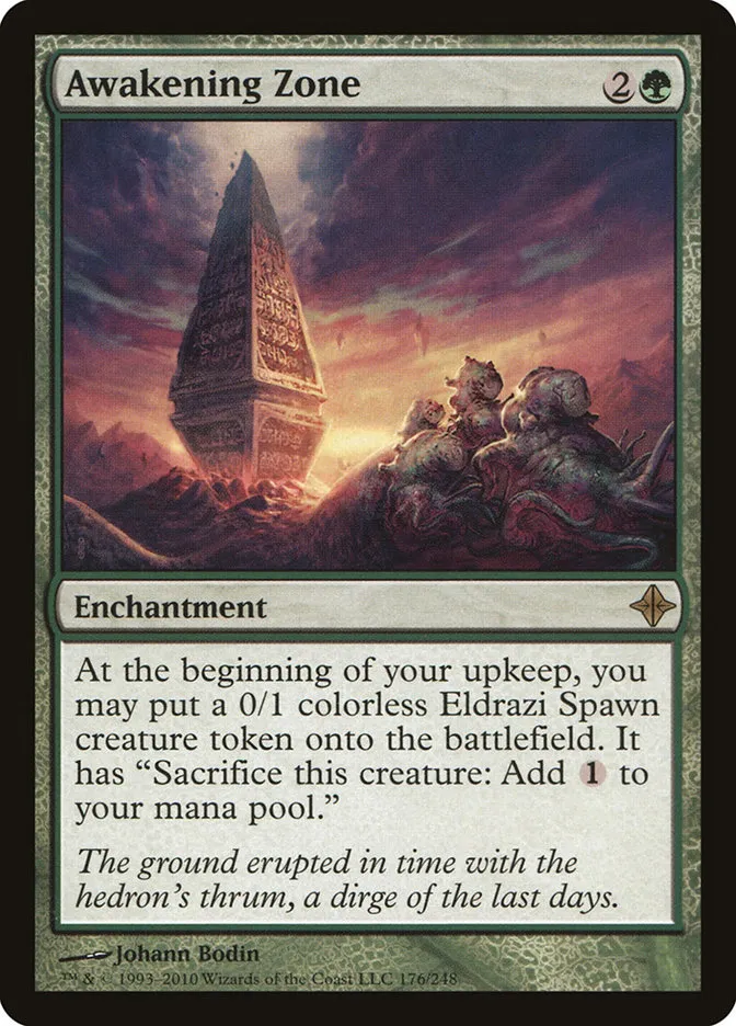 2010 Rise of the Eldrazi Awakening Zone #176 rare card image