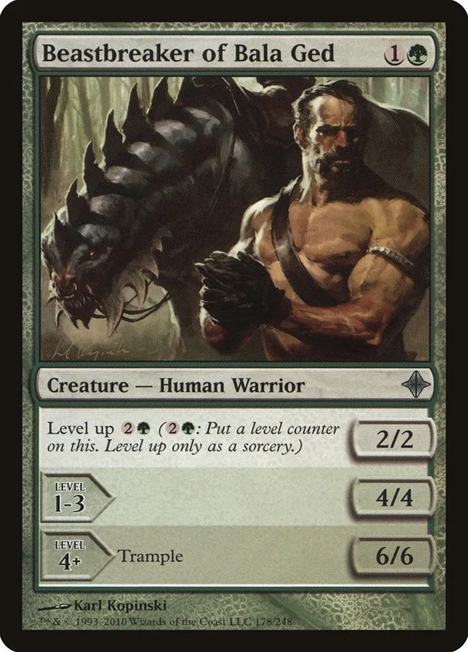 2010 Rise of the Eldrazi Beastbreaker of Bala Ged #178 uncommon card image