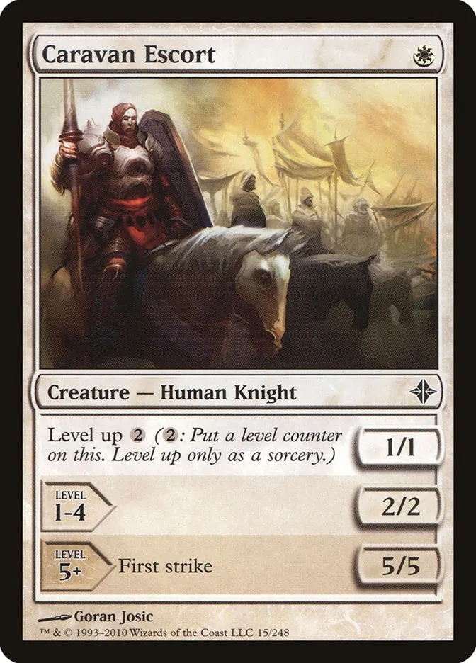 2010 Rise of the Eldrazi Caravan Escort #15 common card image
