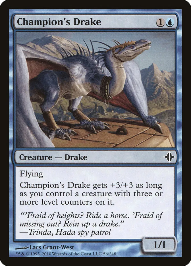 2010 Rise of the Eldrazi Champion's Drake #56 common card image