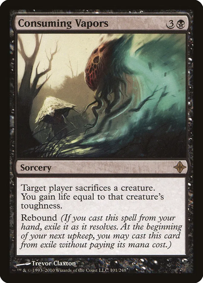 2010 Rise of the Eldrazi Consuming Vapors #101 rare card image