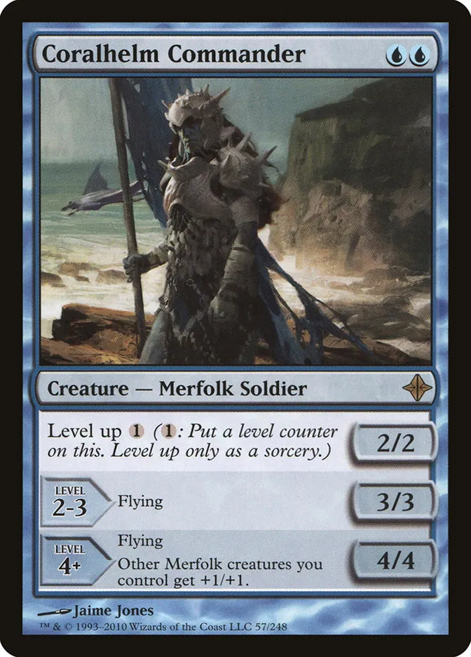 2010 Rise of the Eldrazi Coralhelm Commander #57 rare card image