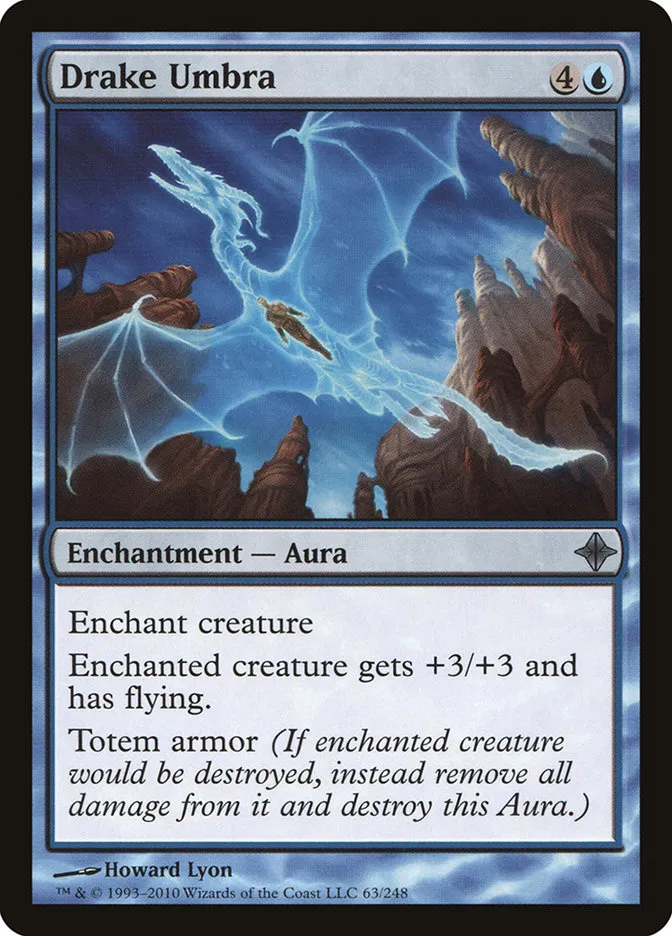 2010 Rise of the Eldrazi Drake Umbra #63 uncommon card image
