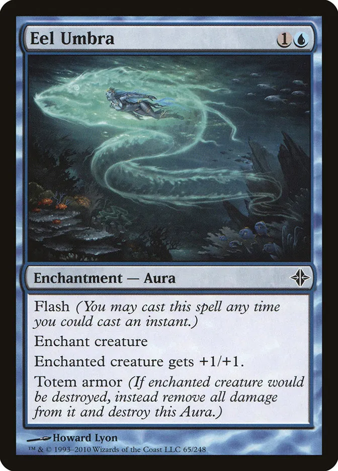 2010 Rise of the Eldrazi Eel Umbra #65 common card image