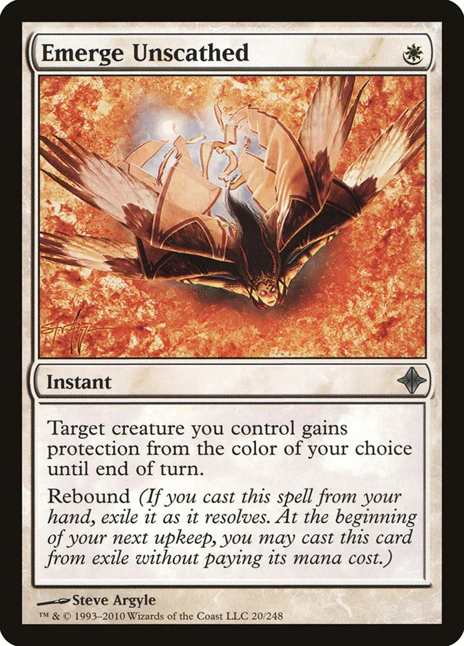2010 Rise of the Eldrazi Emerge Unscathed #20 uncommon card image