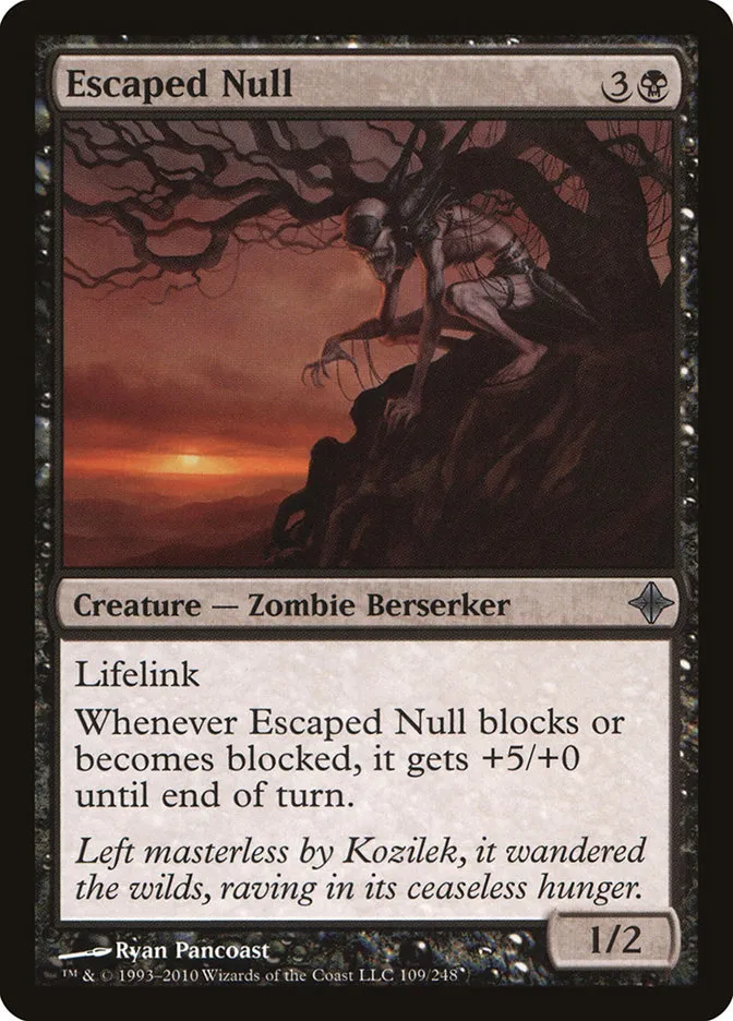 2010 Rise of the Eldrazi Escaped Null #109 uncommon card image