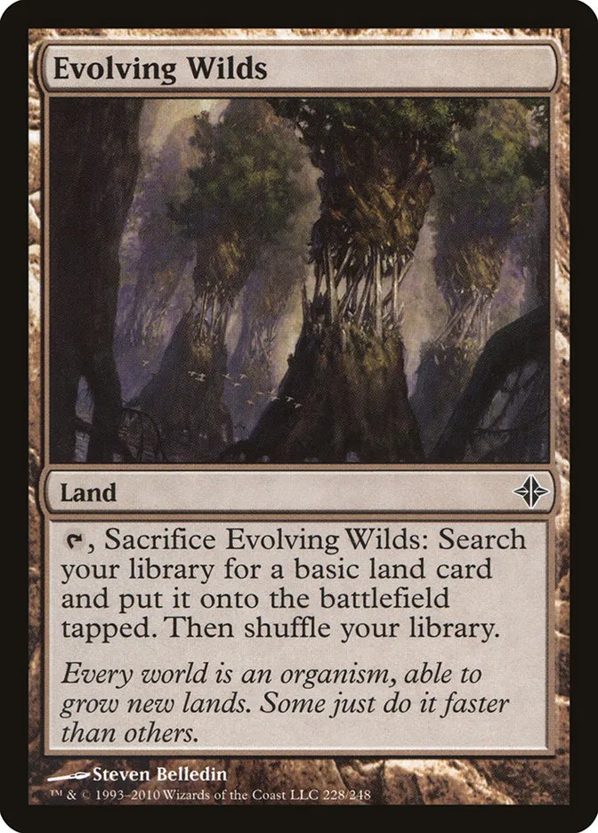 2010 Rise of the Eldrazi Evolving Wilds #228 common card image