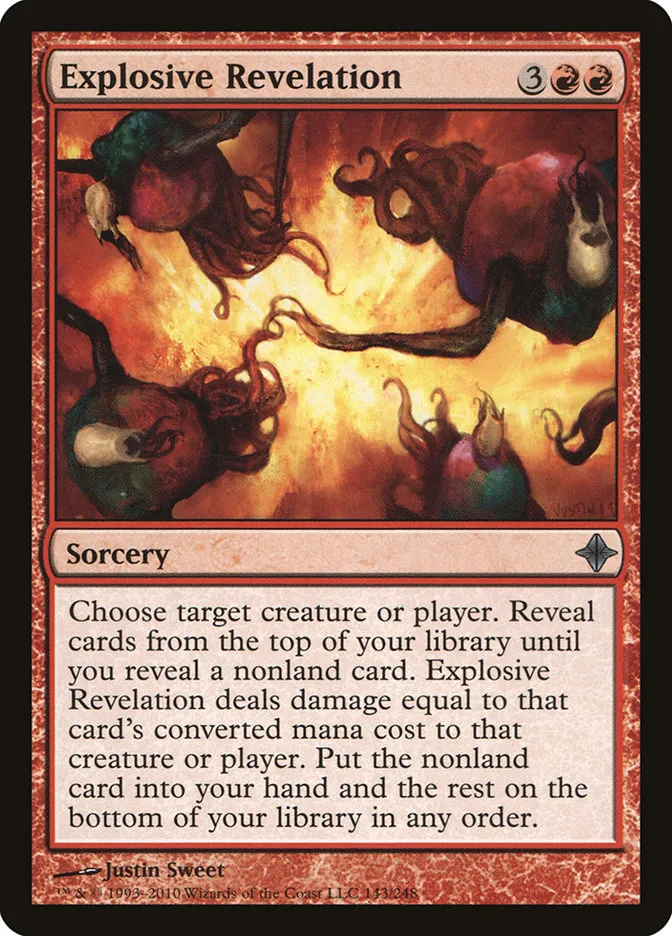 2010 Rise of the Eldrazi Explosive Revelation #143 uncommon card image