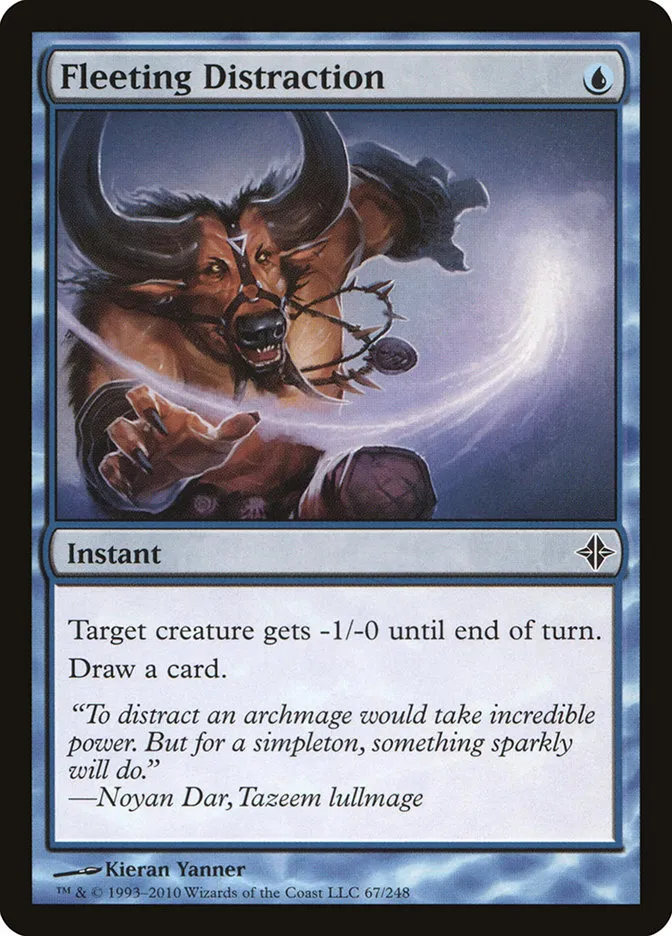 2010 Rise of the Eldrazi Fleeting Distraction #67 common card image