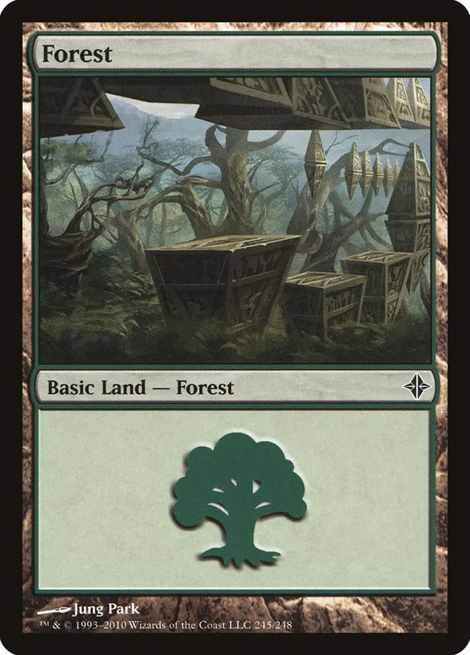 2010 Rise of the Eldrazi Forest #245 common card image