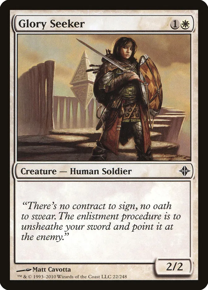 2010 Rise of the Eldrazi Glory Seeker #22 common card image