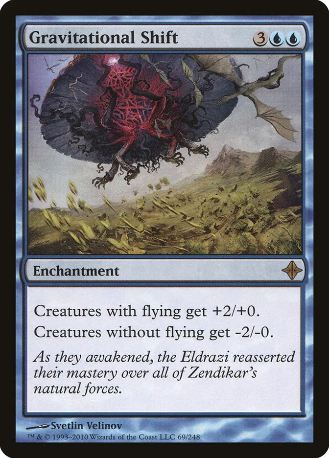 2010 Rise of the Eldrazi Gravitational Shift #69 rare card image
