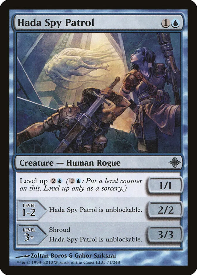 2010 Rise of the Eldrazi Hada Spy Patrol #71 uncommon card image