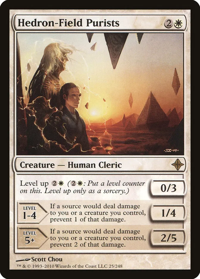 2010 Rise of the Eldrazi Hedron-Field Purists #25 rare card image