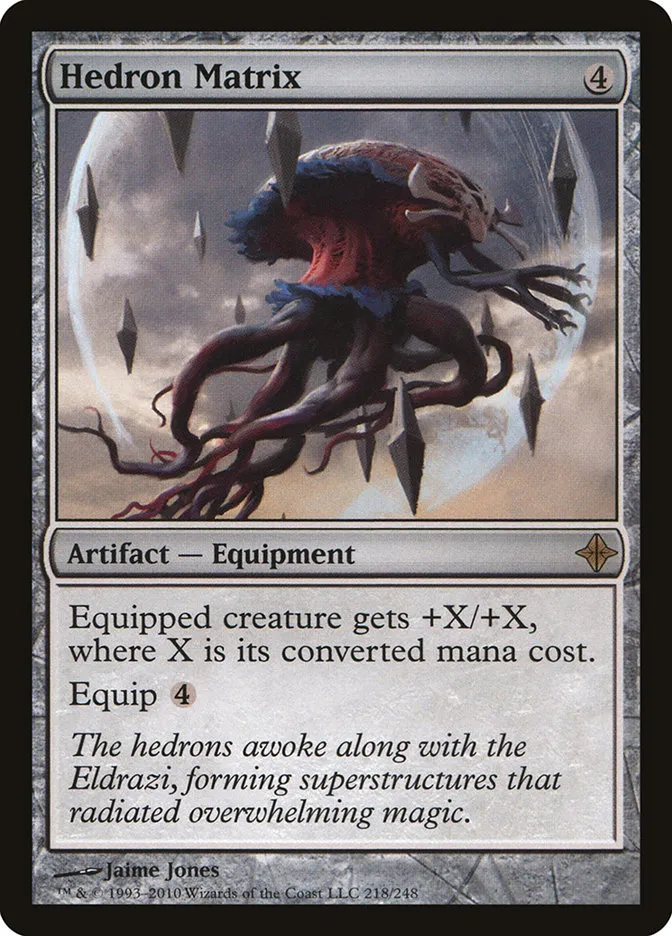 2010 Rise of the Eldrazi Hedron Matrix #218 rare card image