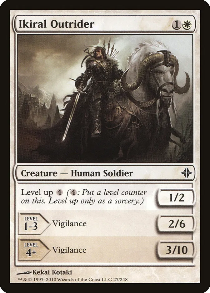 2010 Rise of the Eldrazi Ikiral Outrider #27 common card image