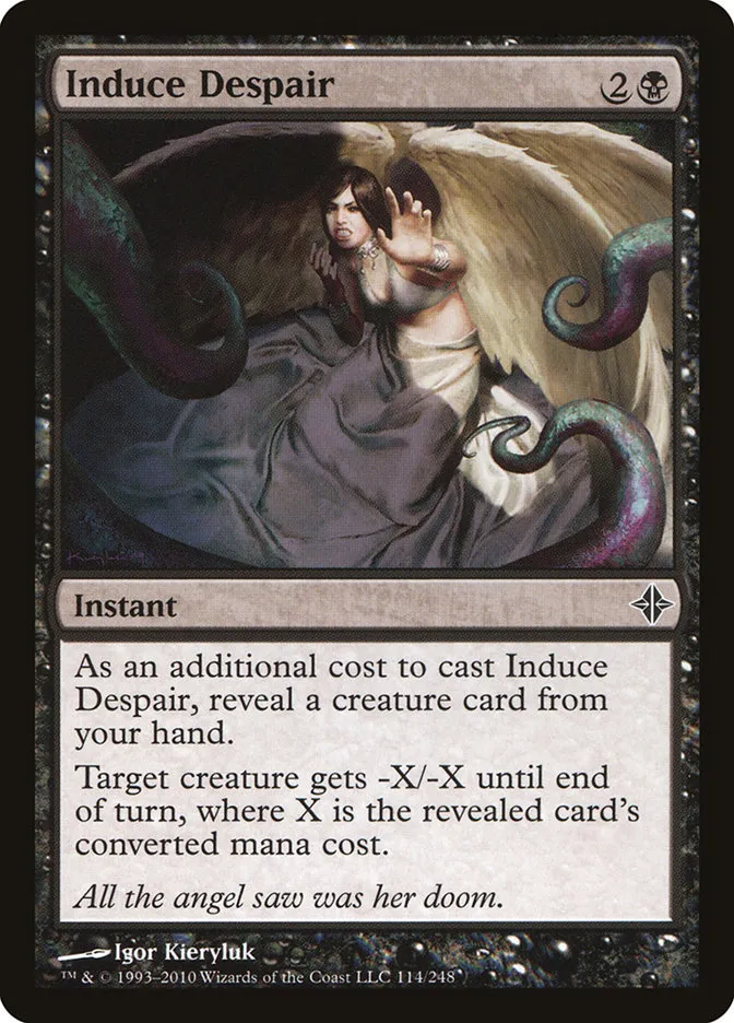 2010 Rise of the Eldrazi Induce Despair #114 common card image