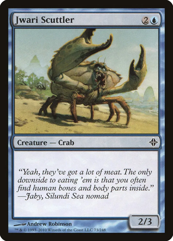2010 Rise of the Eldrazi Jwari Scuttler #73 common card image