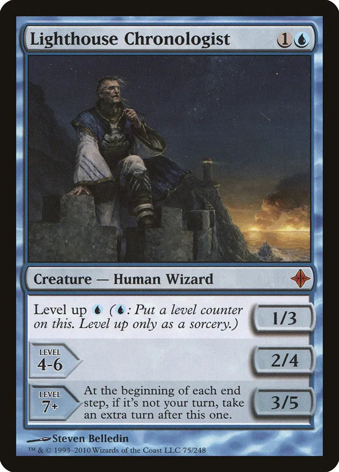 2010 Rise of the Eldrazi Lighthouse Chronologist #75 mythic card image