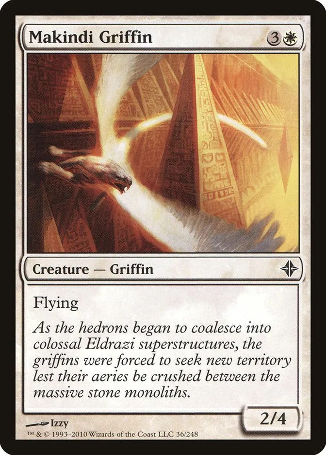 2010 Rise of the Eldrazi Makindi Griffin #36 common card image