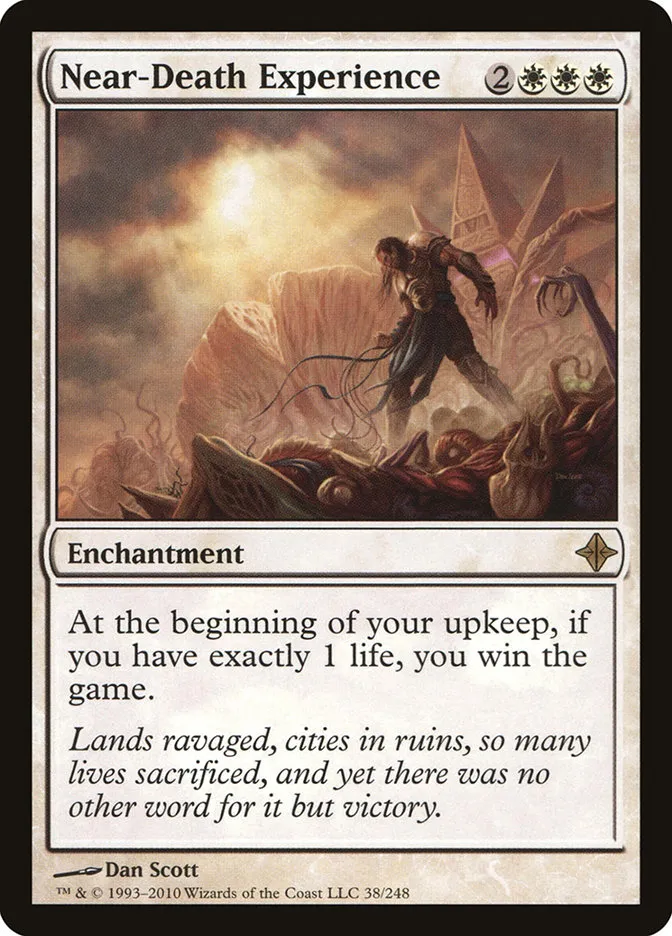 2010 Rise of the Eldrazi Near-Death Experience #38 rare card image