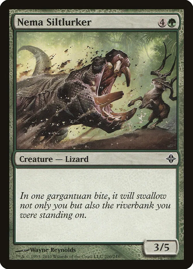 2010 Rise of the Eldrazi Nema Siltlurker #200 common card image