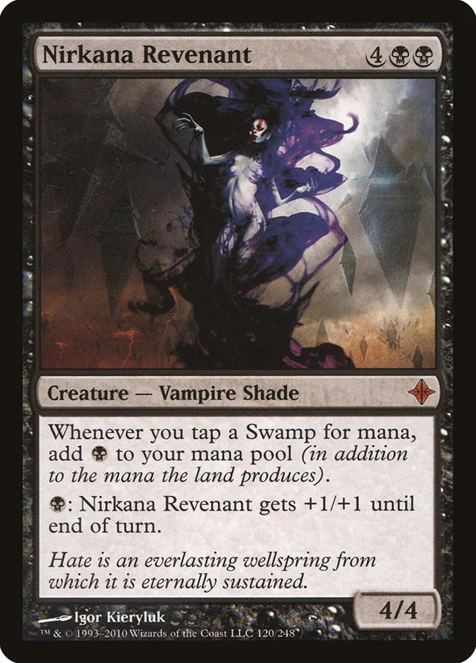 2010 Rise of the Eldrazi Nirkana Revenant #120 mythic card image