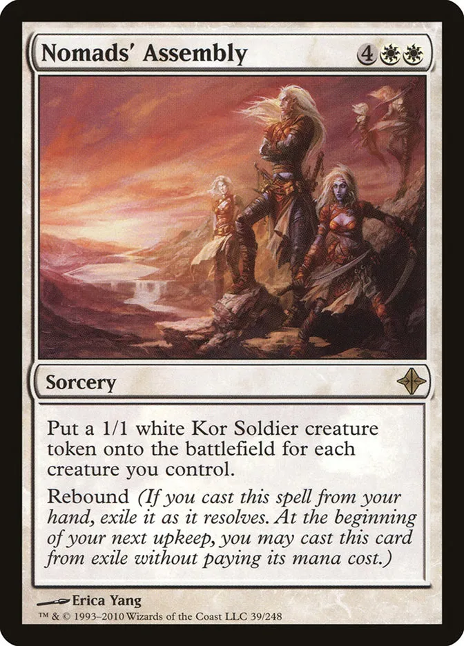 2010 Rise of the Eldrazi Nomads' Assembly #39 rare card image