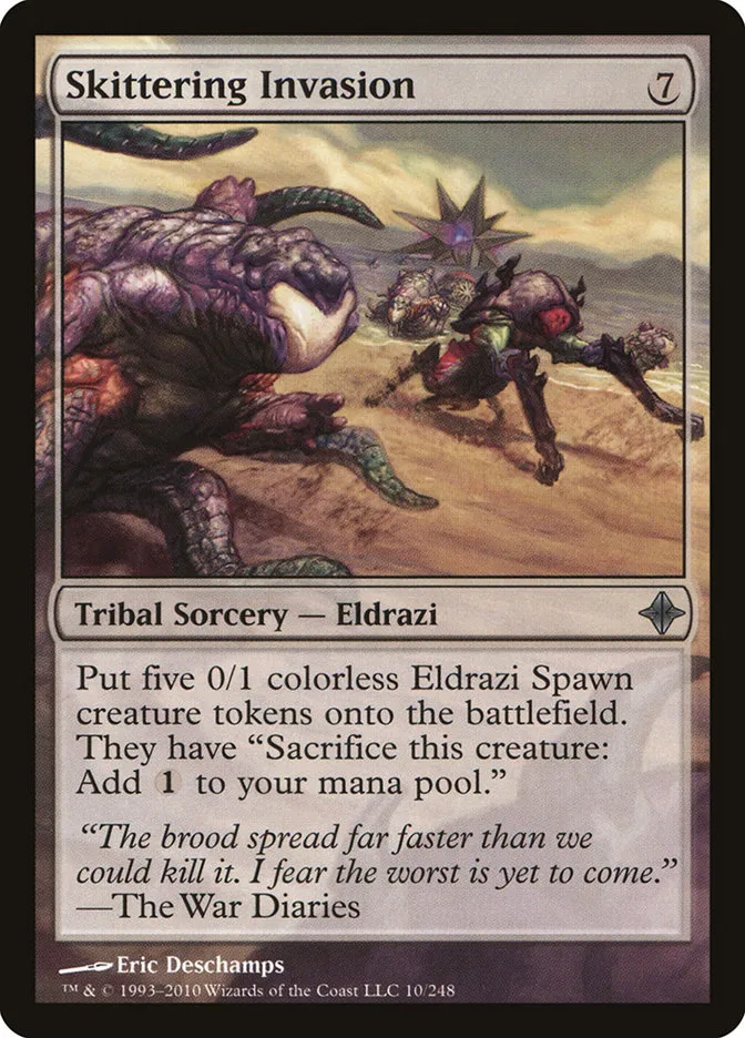 2010 Rise of the Eldrazi Skittering Invasion #10 uncommon card image